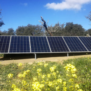 Instalación en campo sobre suelo